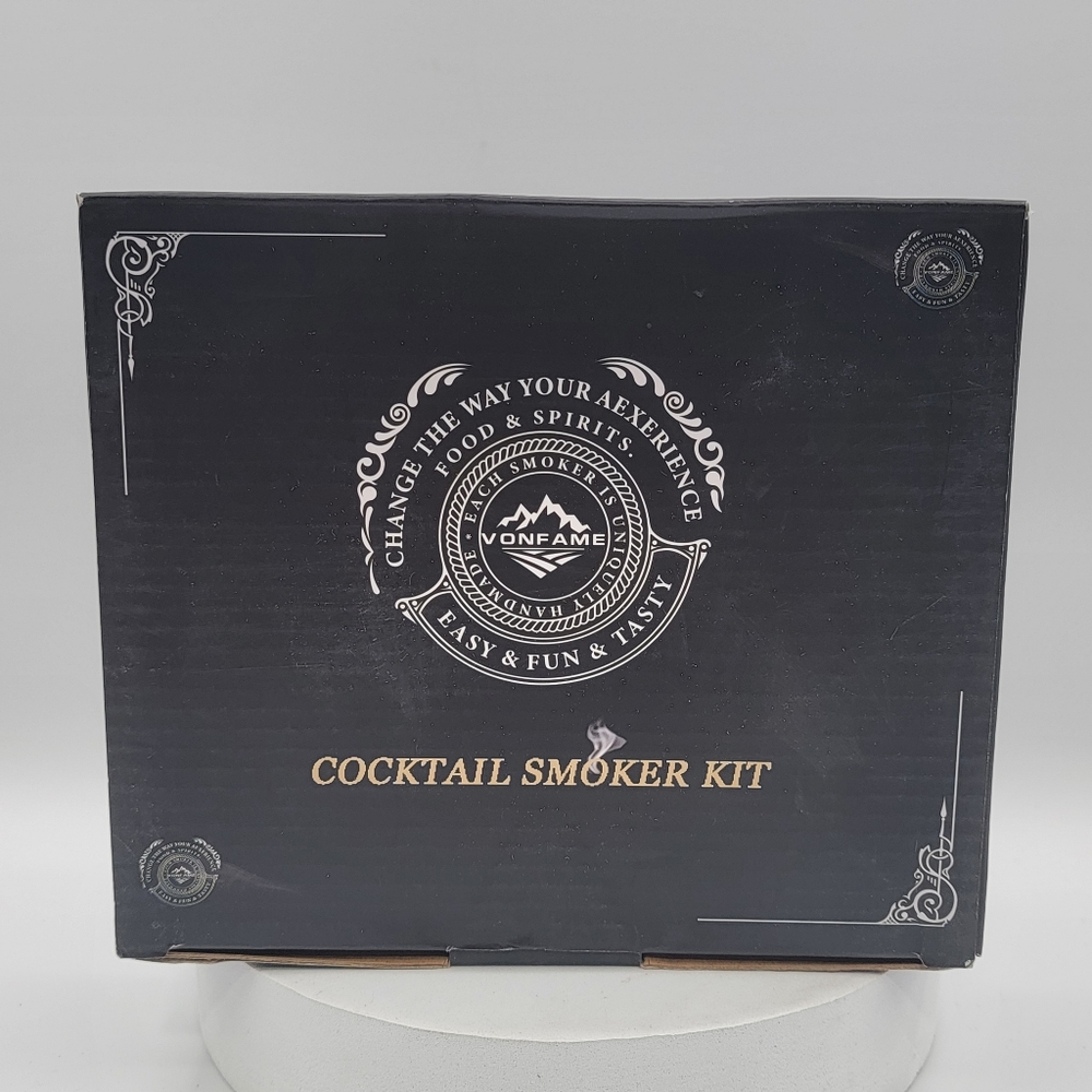 Cocktail Smoker Kit – 4 Flavors Wood Chips – Bourbon, Whiskey Smoker